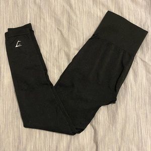 Black Gymshark Vital Seamless Leggings